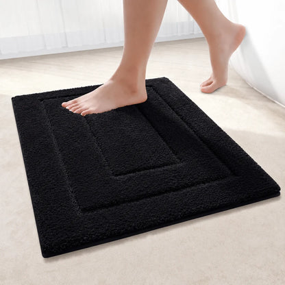 Bath Mat & Runner Absorbent Microfiber Non-Slip Machine Washable