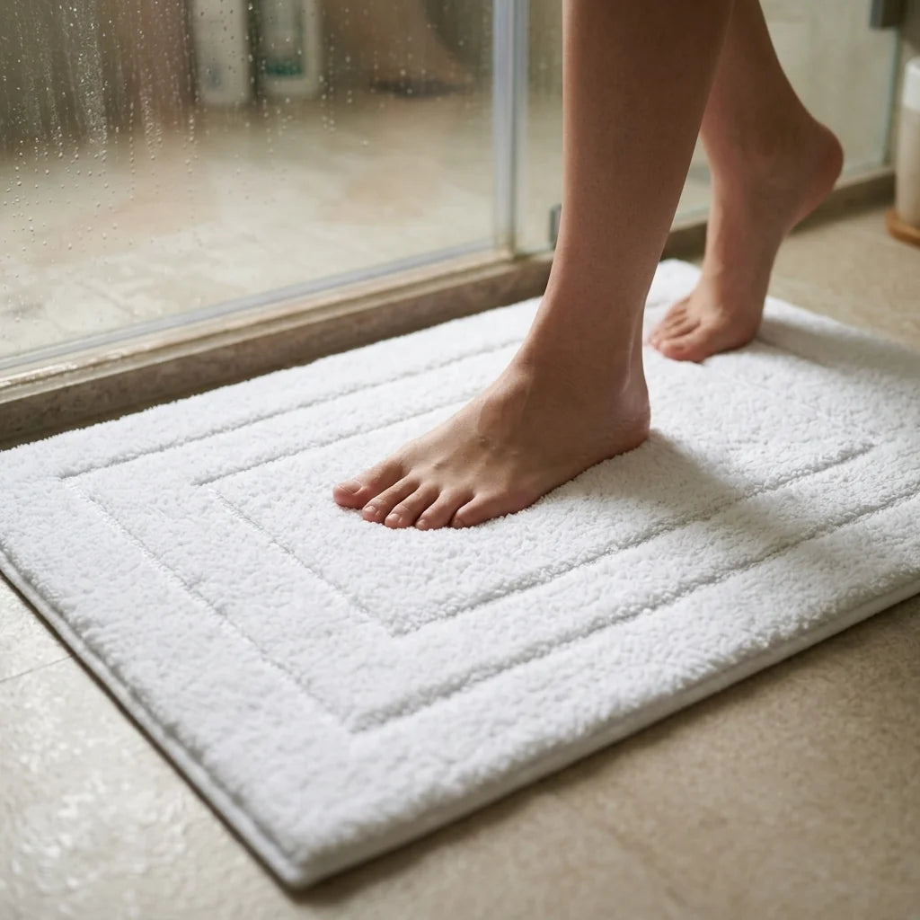 Bath Mat & Runner Absorbent Microfiber Non-Slip Machine Washable