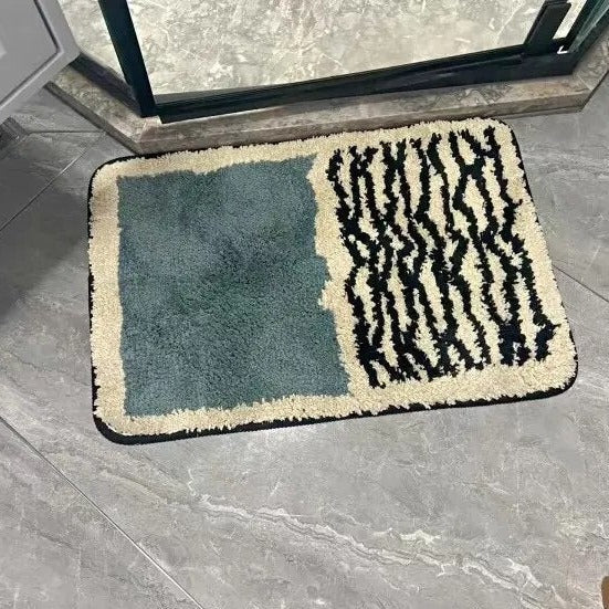Bath Mat Scandinavian Abstract Non-Slip & Absorbent