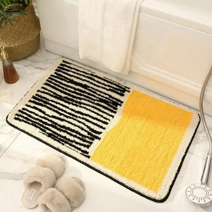 Bath Mat Scandinavian Abstract Non-Slip & Absorbent