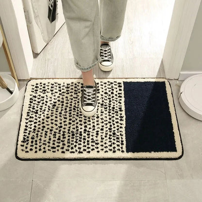 Bath Mat Scandinavian Abstract Non-Slip & Absorbent