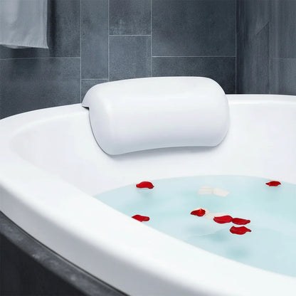 Bath Pillow Contoured Foam Support with Suction Cups