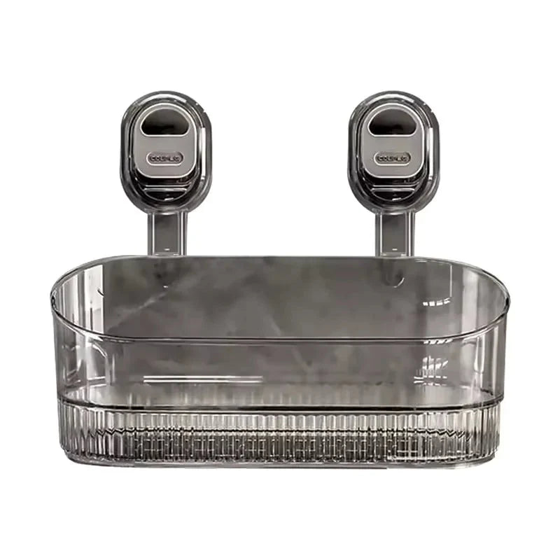 Bathroom Shelf Suction Cup Tool-Free Repositionable Without Wall Damage