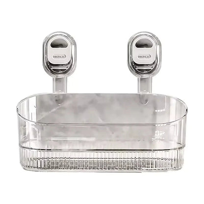 Bathroom Shelf Suction Cup Tool-Free Repositionable Without Wall Damage