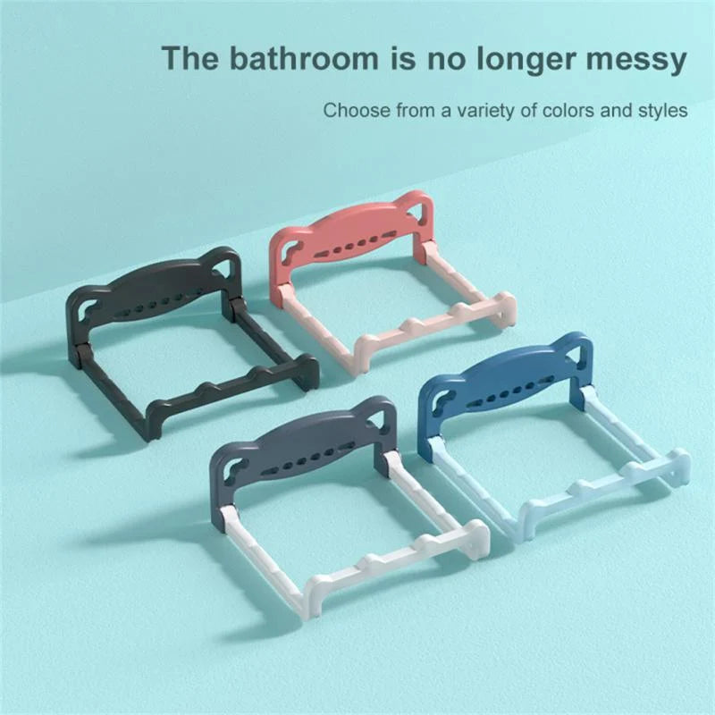 Bathroom Shelf Wall-Mounted Plastic Moisture-Resistant