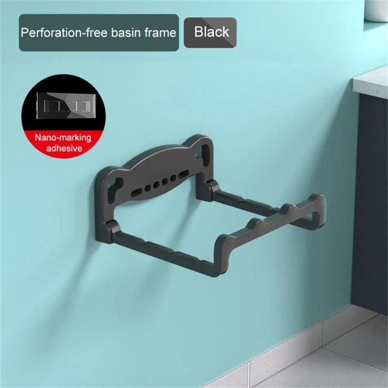Bathroom Shelf Wall-Mounted Plastic Moisture-Resistant