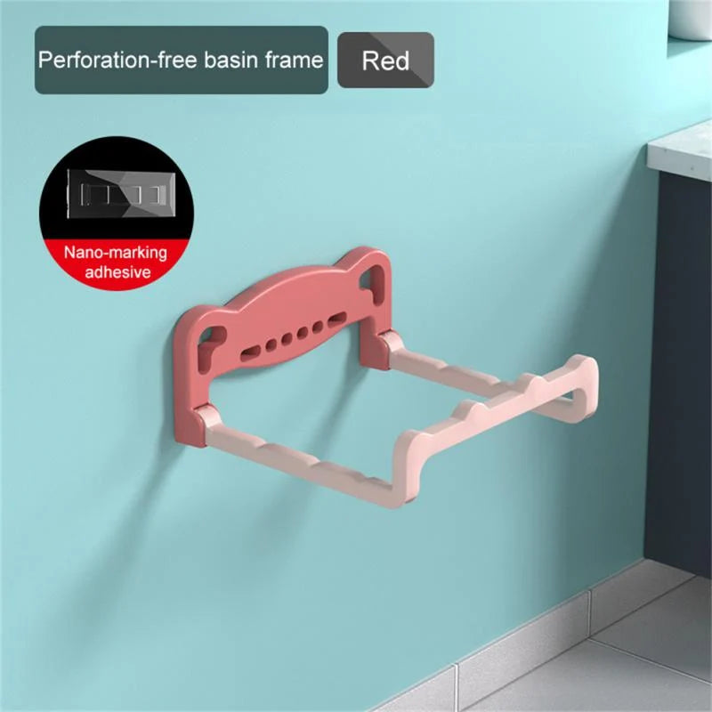 Bathroom Shelf Wall-Mounted Plastic Moisture-Resistant