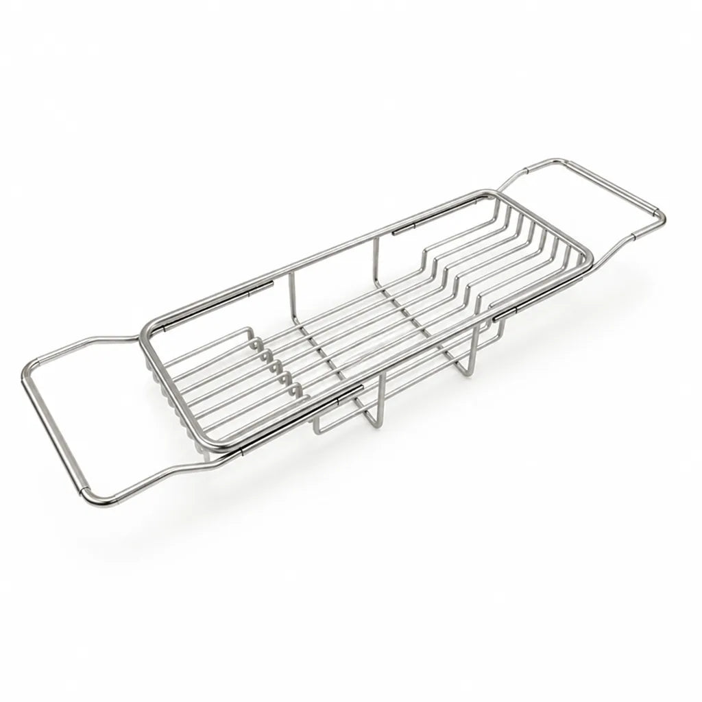 Bathtub Shelf Extendable Stainless Steel & Rust-Proof