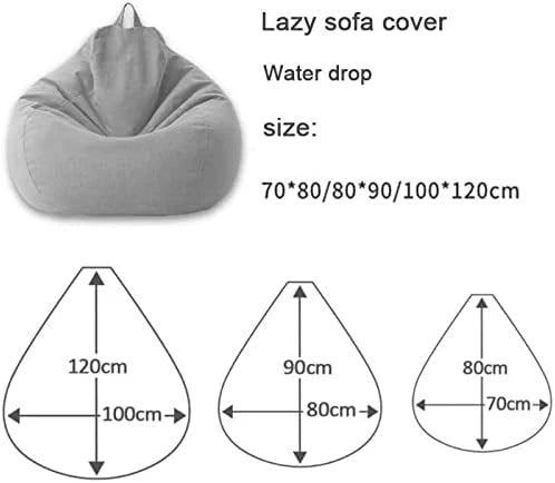 Bean Bag Cover Ergonomic Premium Polyester Removable & Washable