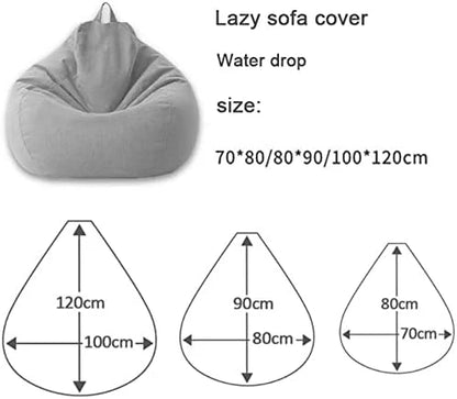 Bean Bag Cover Ergonomic Premium Polyester Removable & Washable