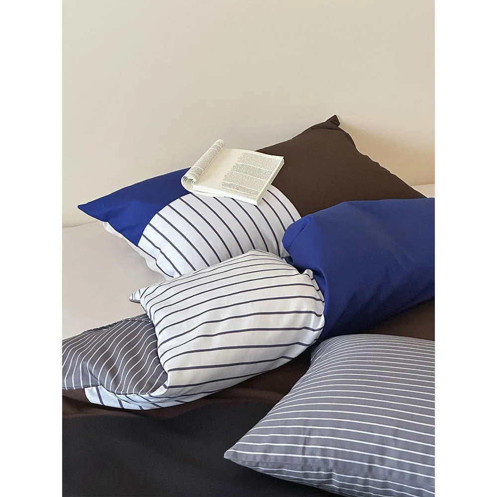 Bedding Set Cotton Percale Reversible 4-Piece
