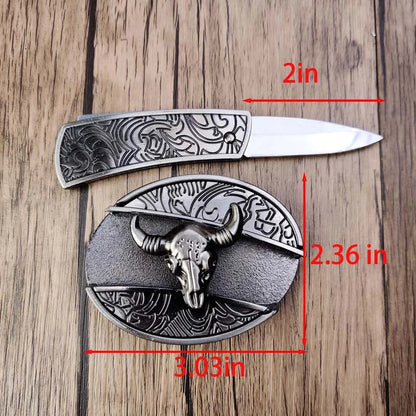 Belt Buckle Hidden Multitool Zinc Alloy