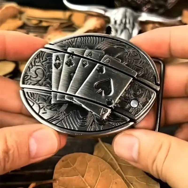 Belt Buckle Hidden Multitool Zinc Alloy