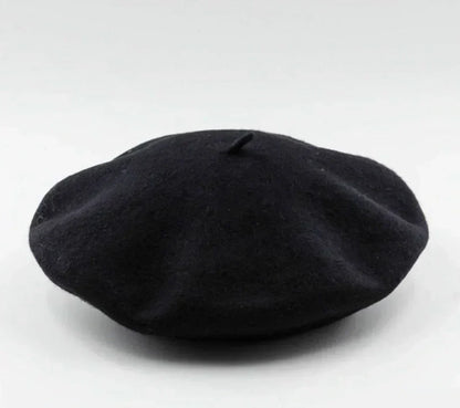 Beret Classic Round Soft Felt Lightweight