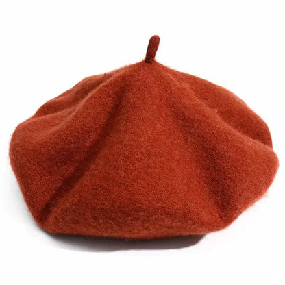 Beret Classic Round Soft Felt Lightweight