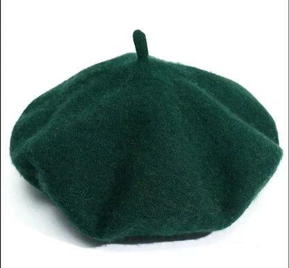 Beret Classic Round Soft Felt Lightweight