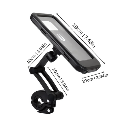 Bicycle Phone Holder Waterproof 360 Degree Rotation