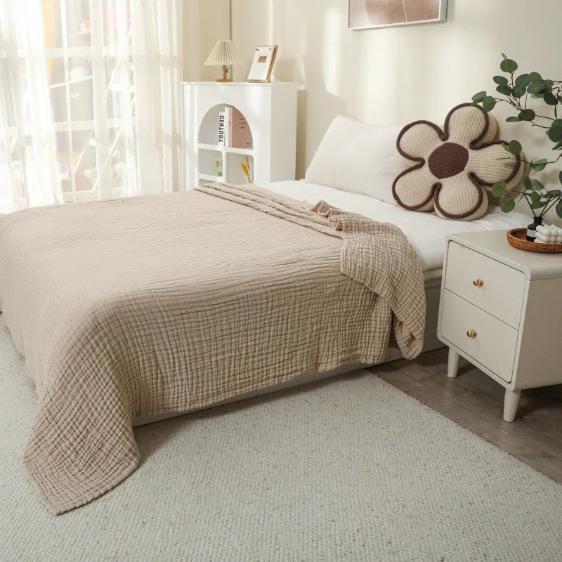 Blanket Six-Layer Muslin Cotton Breathable & Washable