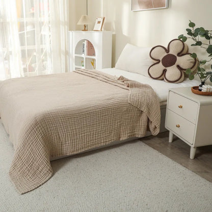 Blanket Six-Layer Muslin Cotton Breathable & Washable