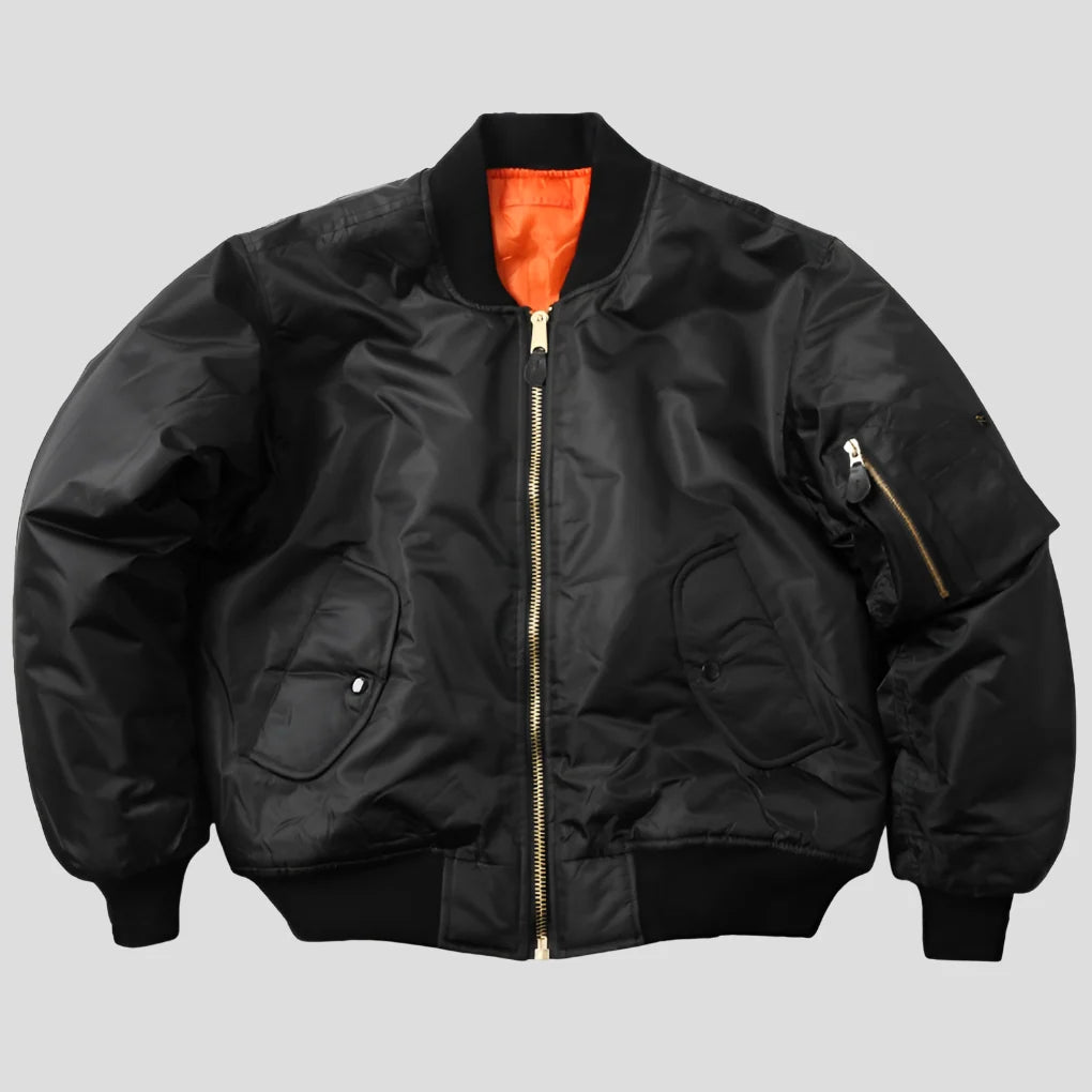 Bomber Jacket Polyester Exterior & Soft Lining