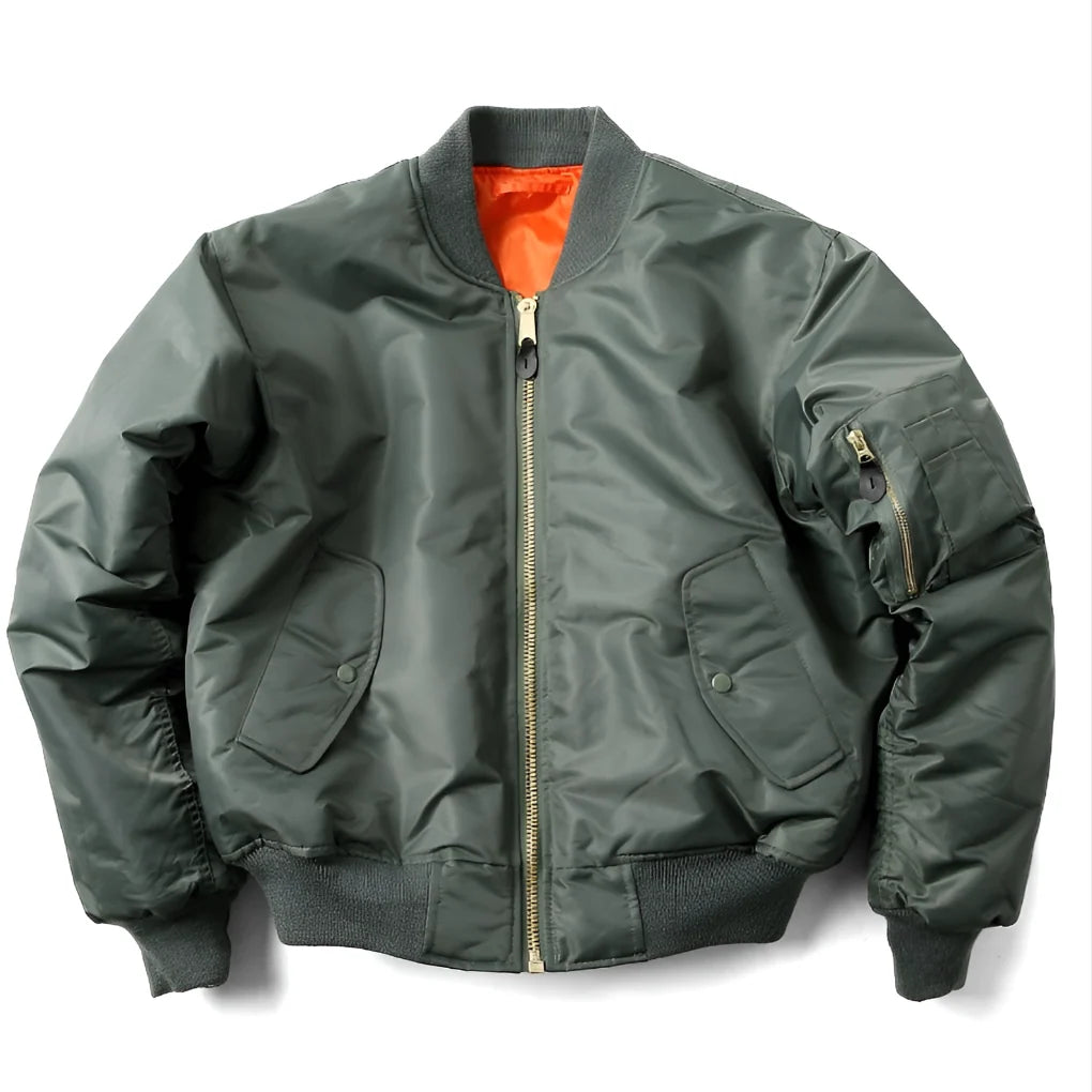 Bomber Jacket Polyester Shell & Soft Lining