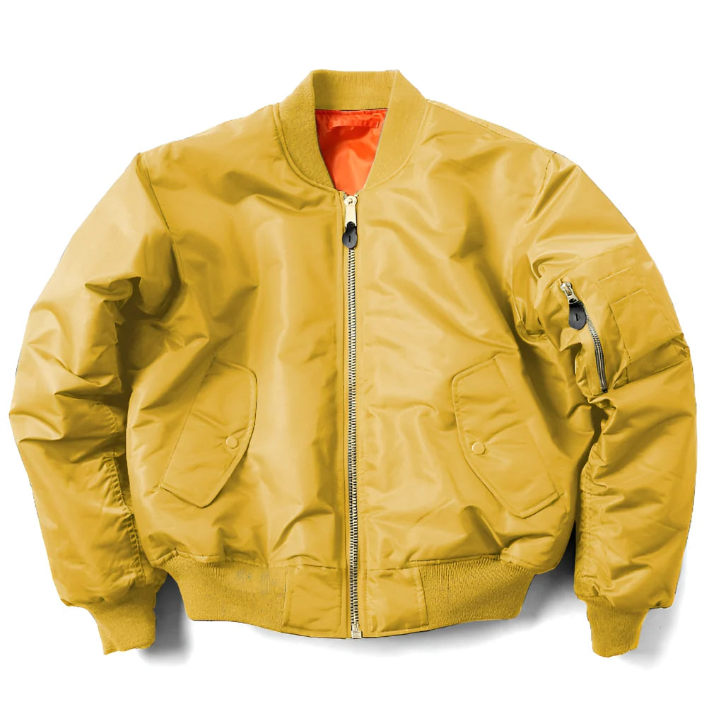 Bomber Jacket Polyester Shell & Soft Lining