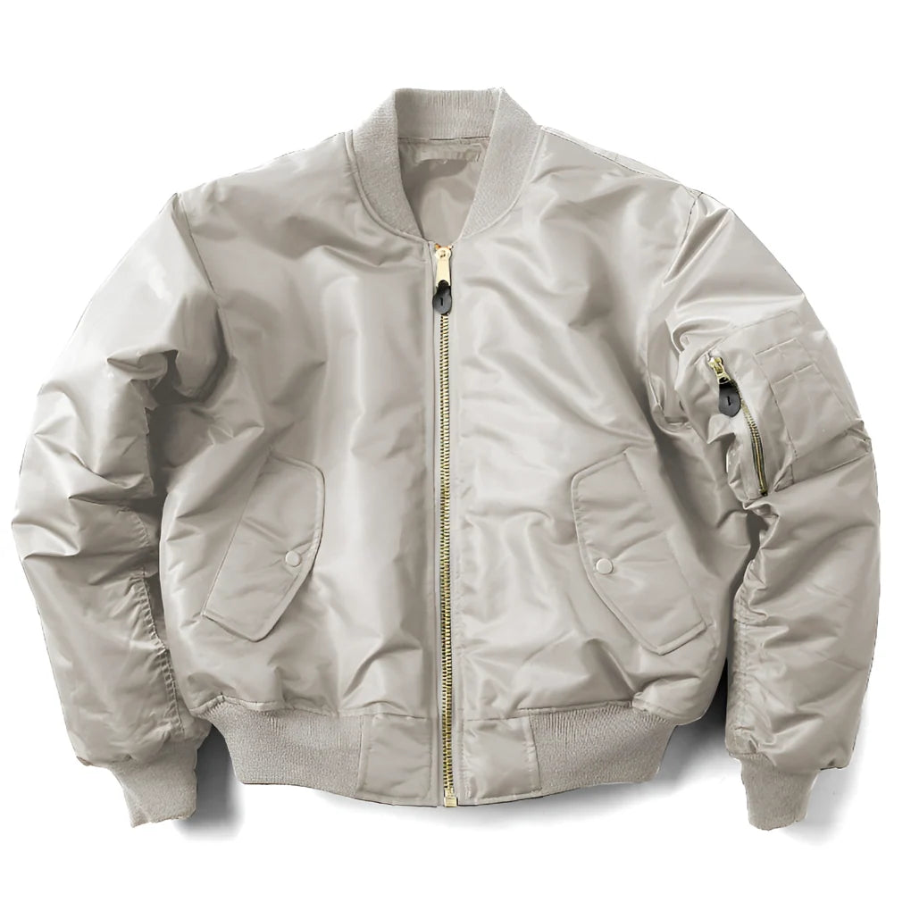 Bomber Jacket Polyester Shell & Soft Lining