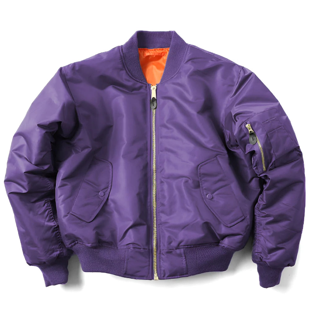 Bomber Jacket Polyester Shell & Soft Lining