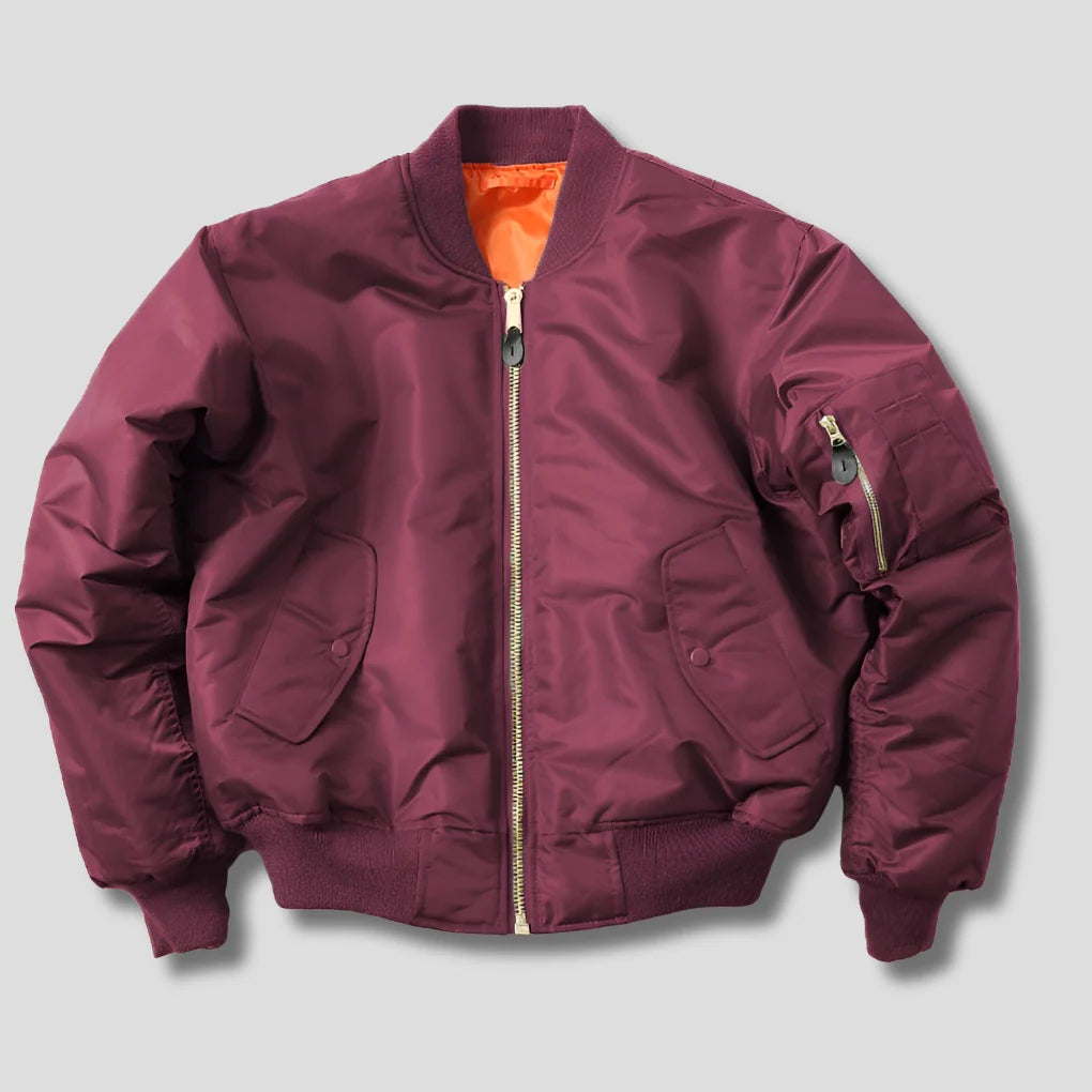 Bomber Jacket Polyester Shell & Soft Lining