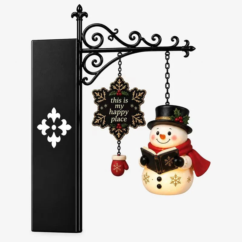 Bookshelf Lamp Hanging Style Warm LED Christmas Decor