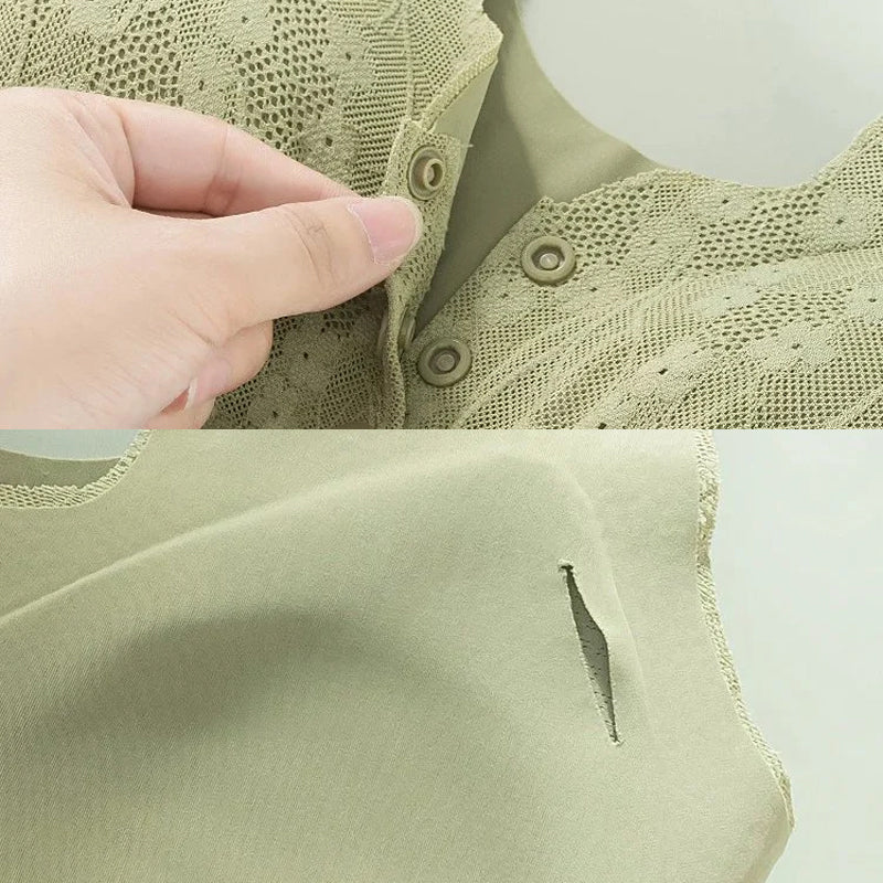 Bra Front Closure Wire-Free Soft Support