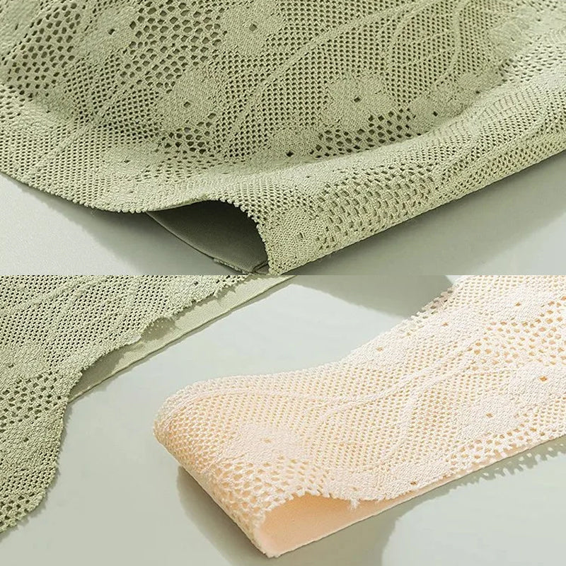 Bra Front Closure Wire-Free Soft Support