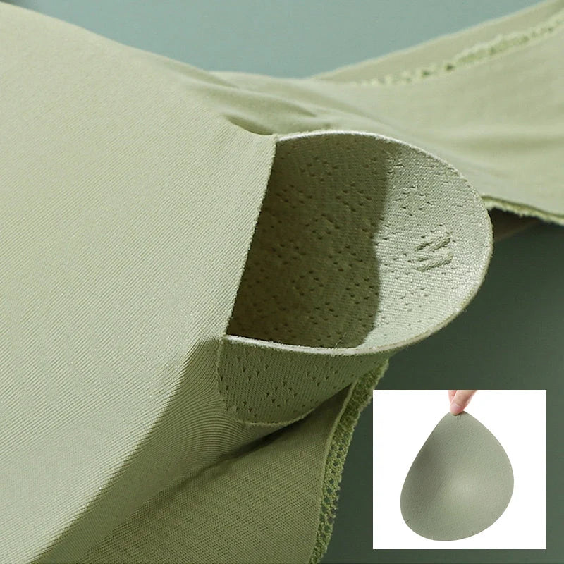 Bra Front Closure Wire-Free Soft Support
