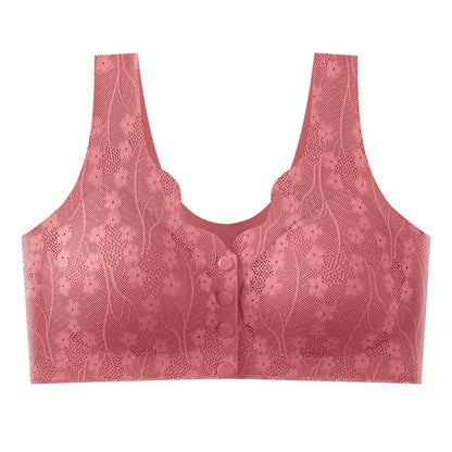 Bra Front Closure Wire-Free Soft Support