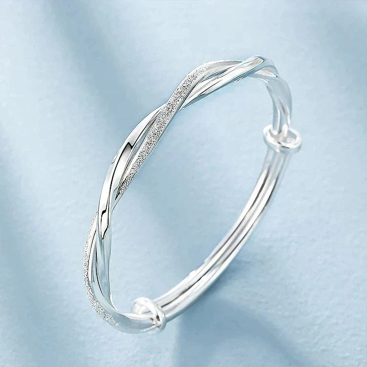 Bracelet 925 Sterling Silver Filigree Adjustable Length