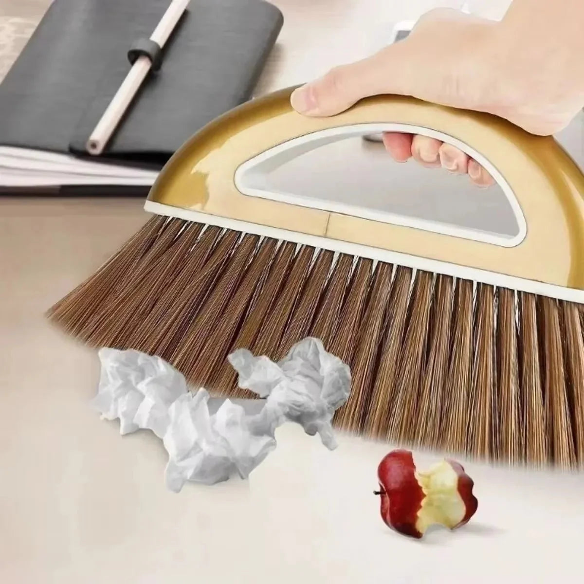Broom and Dustpan Set Lightweight Indoor & Outdoor Use