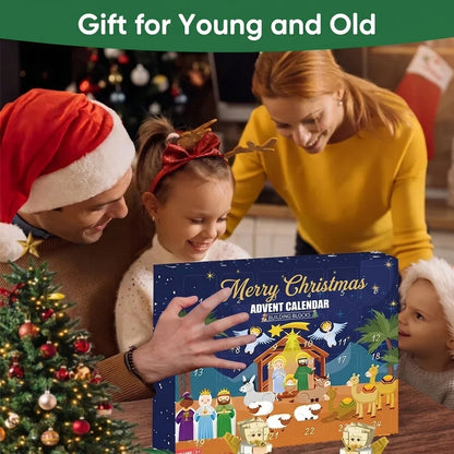 Building Brick Advent Calendar Nativity Scene 24 Kits