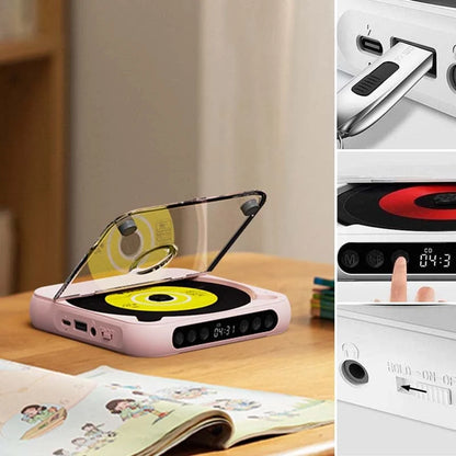 CD Player Portable Bluetooth Hi-Fi Sound
