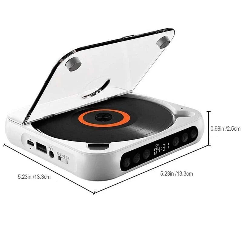 CD Player Portable Bluetooth Hi-Fi Sound