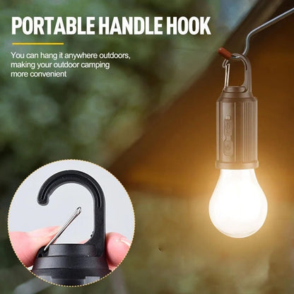 Camping Lantern Solar & USB Rechargeable Adjustable Brightness