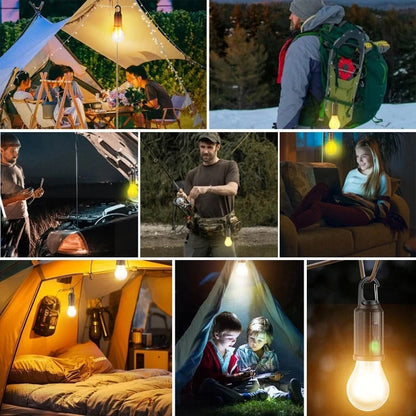 Camping Lantern Solar & USB Rechargeable Adjustable Brightness