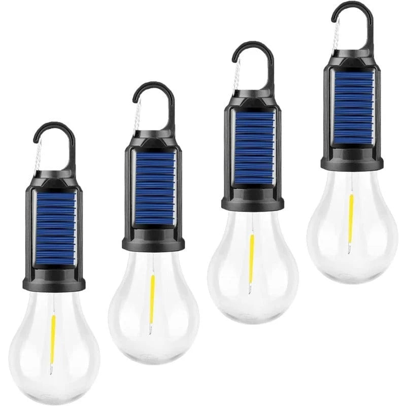 Camping Lantern Solar & USB Rechargeable Adjustable Brightness