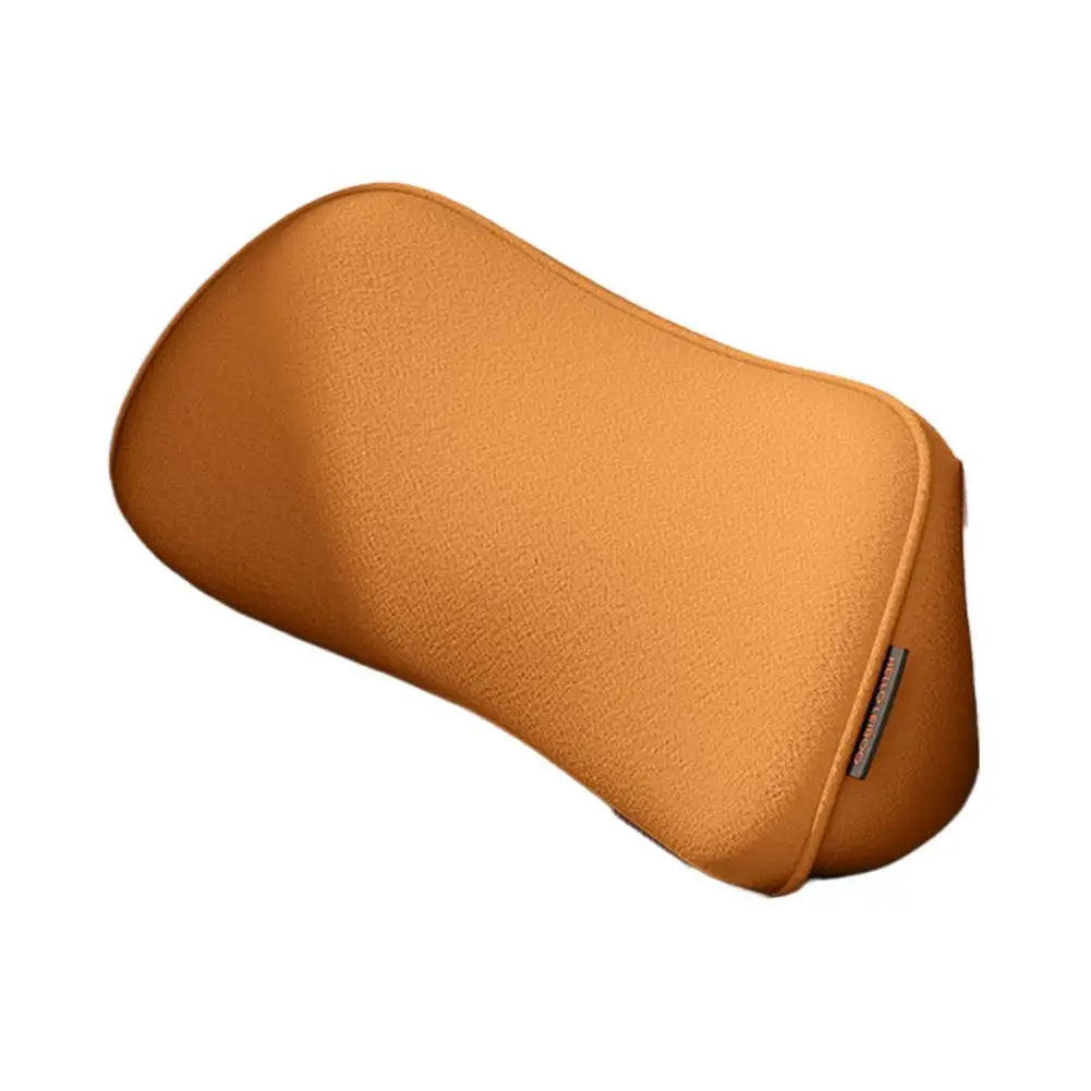Car Backrest Cushion Ergonomic Lumbar Support Breathable Non-Slip Base