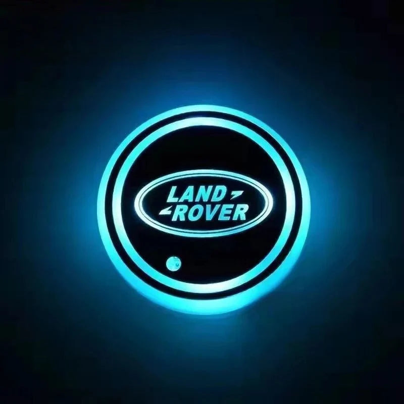 Car Coaster Set Multicolor LED Motion Activated USB Rechargeable