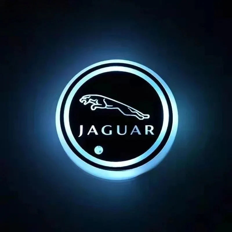 Car Coaster Set Multicolor LED Motion Activated USB Rechargeable
