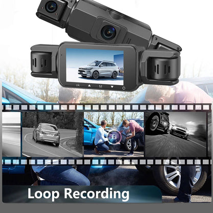 Car Dash Cam 4-Camera Surround Recording Night Vision