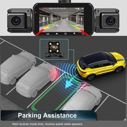 Car Dash Cam 4-Camera Surround Recording Night Vision