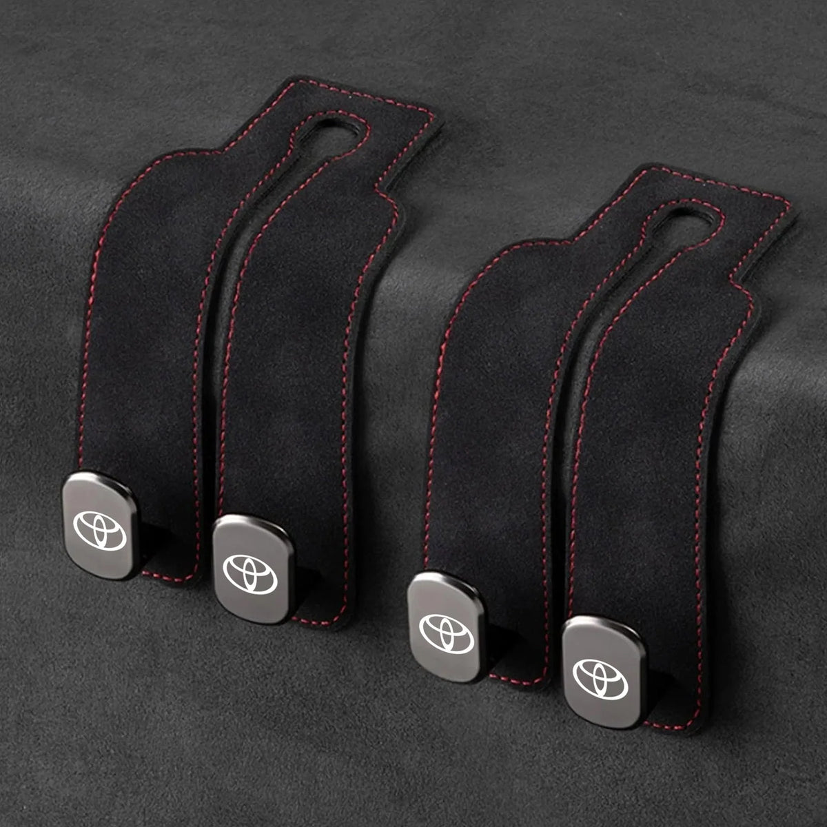 Car Headrest Hooks Double Hook Design 30 lb Capacity Set of 2