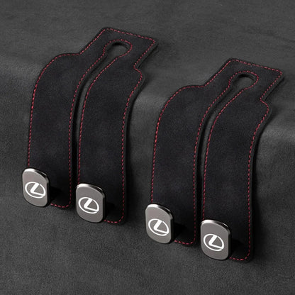 Car Headrest Hooks Double Hook Design 30 lb Capacity Set of 2