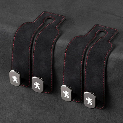 Car Headrest Hooks Double Hook Design 30 lb Capacity Set of 2